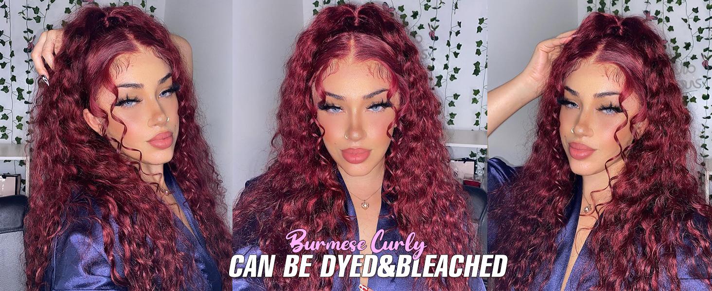 【NEW IN】Lemoda 13x6 HD Transparent Lace Front Human Hair Wigs 200 Density Pre-Cut / Pre-Plucked Brazilian Burmese Curly Lace Frontal Wig With Tiny Knots