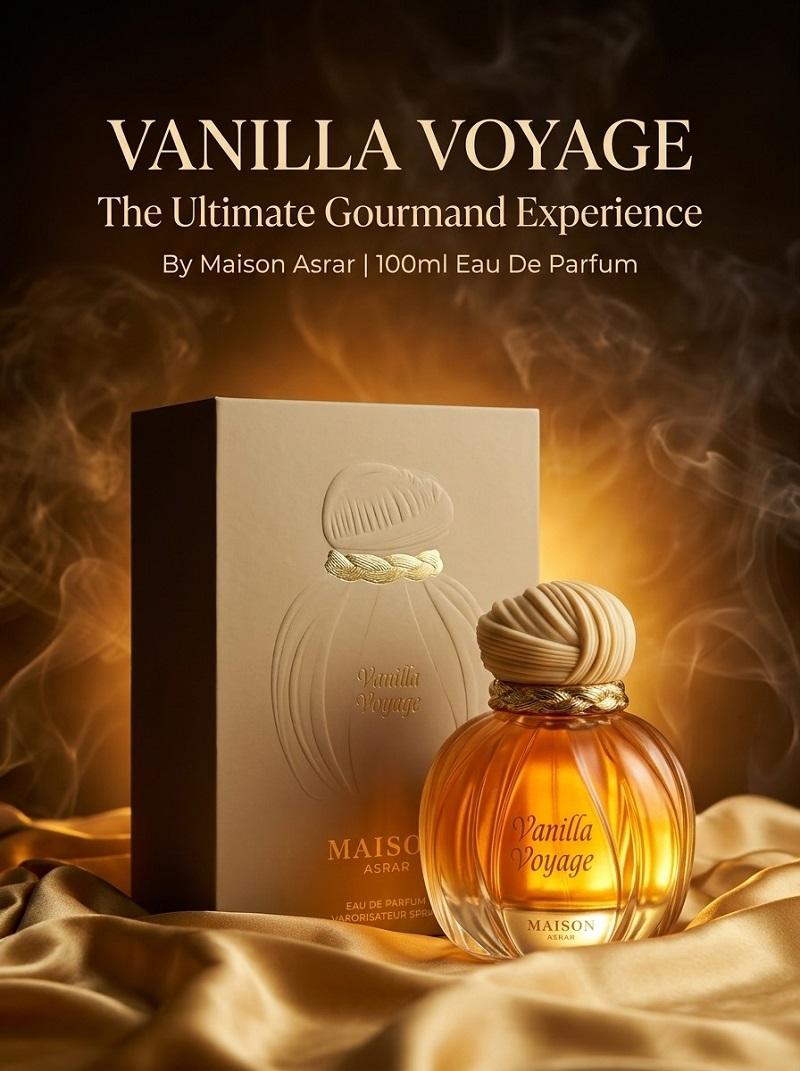 Vanilla Perfume 100ML Unisex, Sweet Caramel Honey Amber Vanilla Eau De Parfum, Long Lasting Gourmand Fragrance, Gift for Her Him