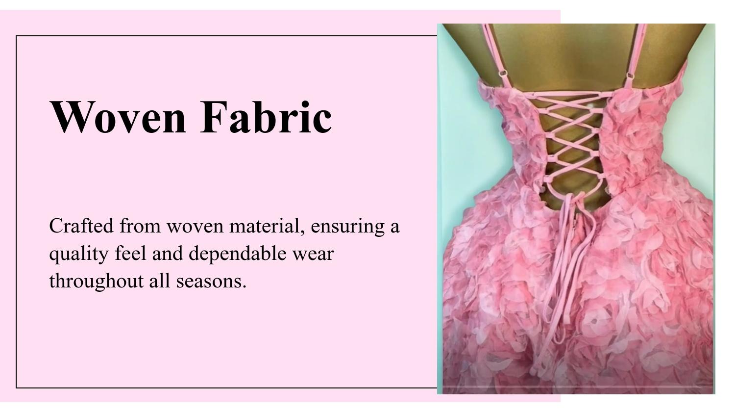 PULKRITU Women's Rose Floral Woven Spaghetti Strap Backless Sleeveless Dress, Formal A-Line Dress, Birthday Party Gown, Backless Evening Gown, Aesthetic Backless Dress