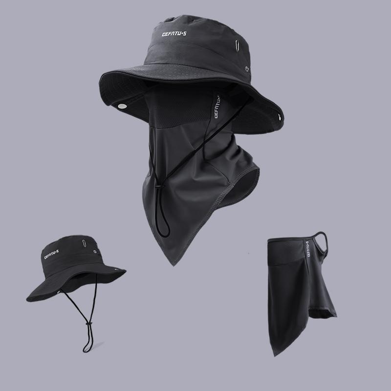 Set of 2 Bucket Hats for Summer Beach Fishing Brook Trout Fly Fishing Bucket Hats for Women Men Sun Hat  main image 4
