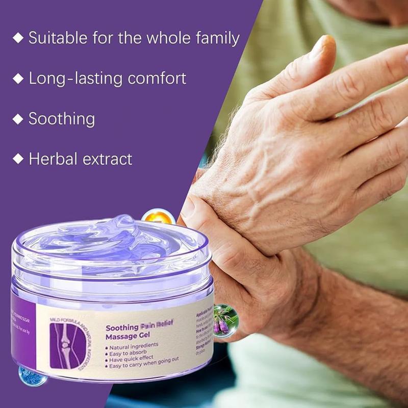 Rapid Relief Muscle Therapy Gel,Knee Lumbar Shoulder Neck Muscle Pain,Turmeric Effortlessbeauty Extract Sodium Sulfate Chondroitin Emu Oil and Other Natural Materials.