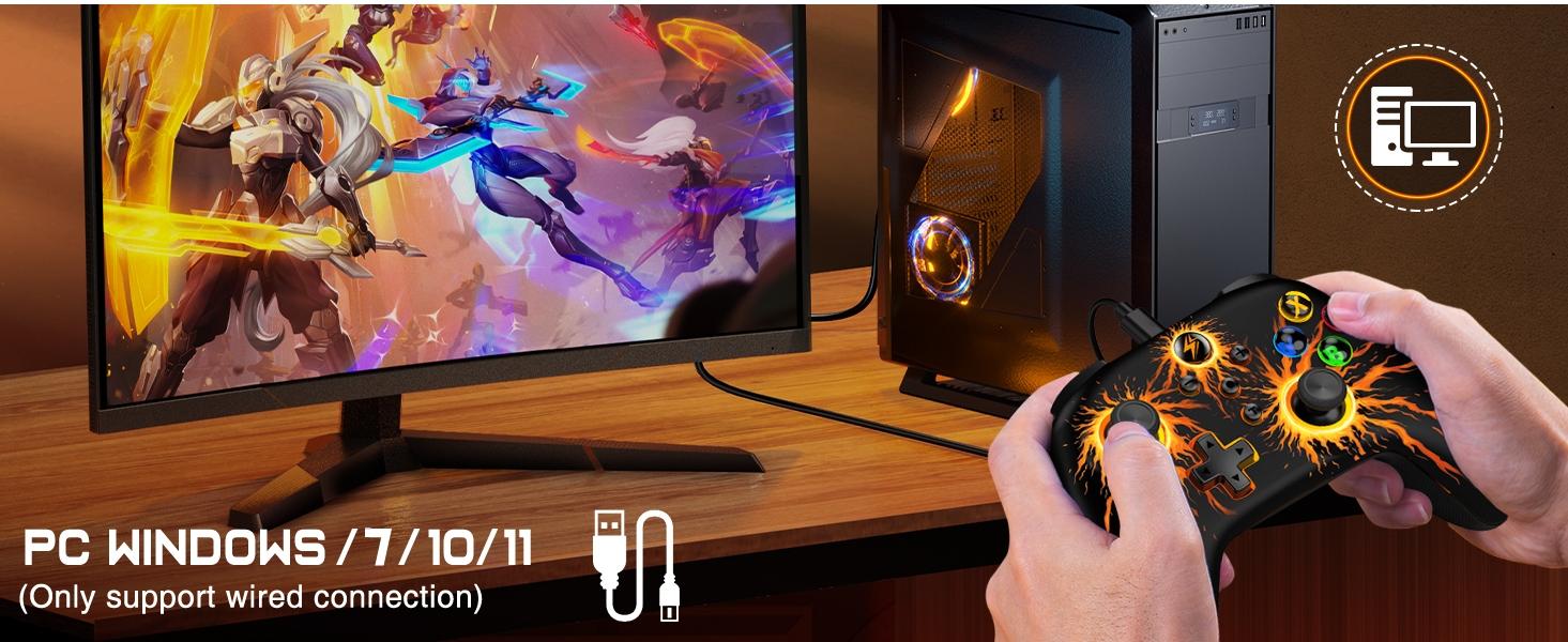 BEBONCOOL Wireless Switch Controller for Nintendo Switch Controller/Lite/OLED, LED Wired PC Game Joysticks-Wireless iOS/Android Remote, Nintendo Game Accessories Gamepads & Standard Controllers