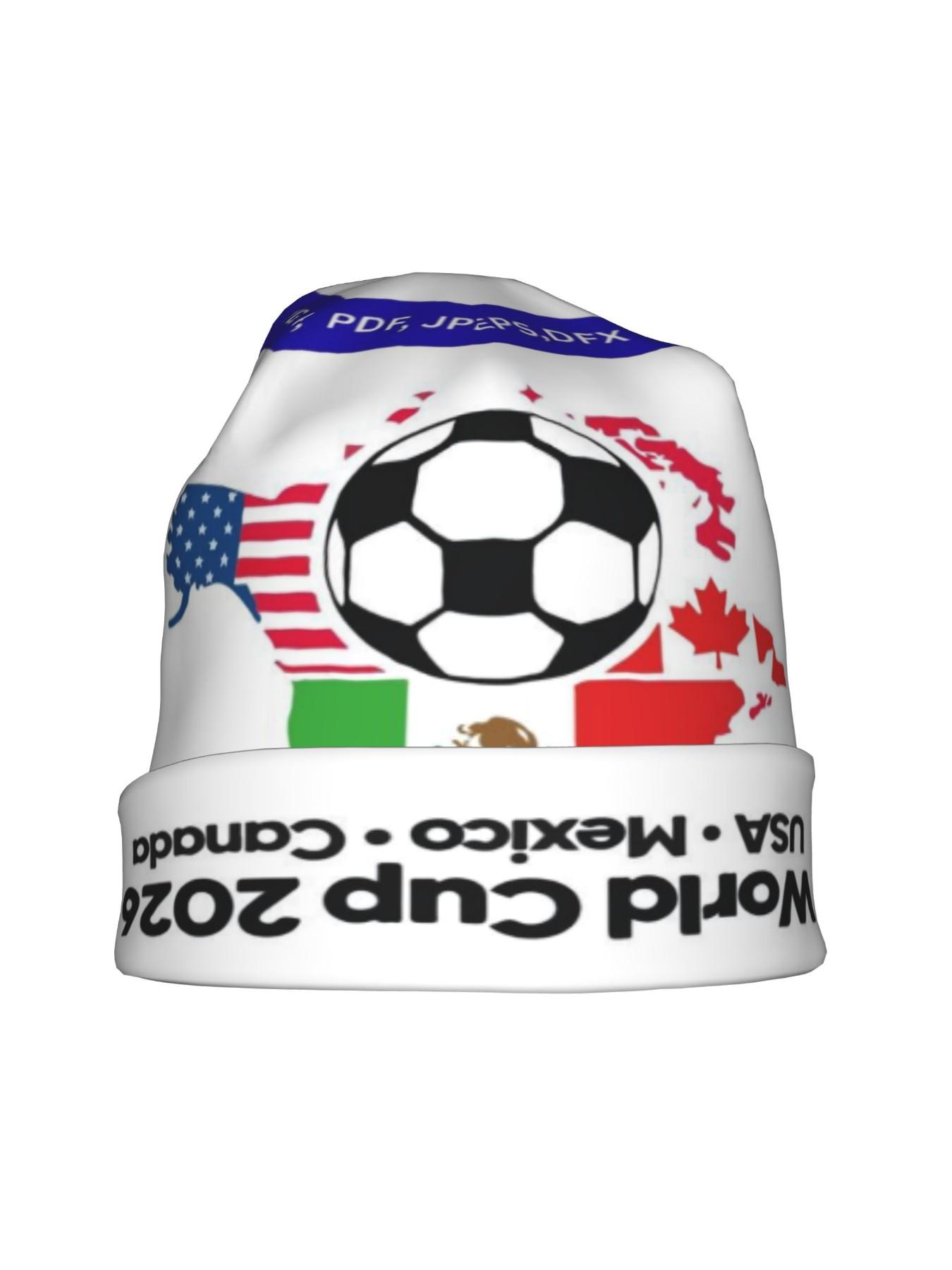 1 Piece Skullies Beanies Caps 2026 USA Mexico Canada Map Thin Hat Autumn Spring Bonnet Hats Men Women's Hip Hop Ski Cap, Sports Hat