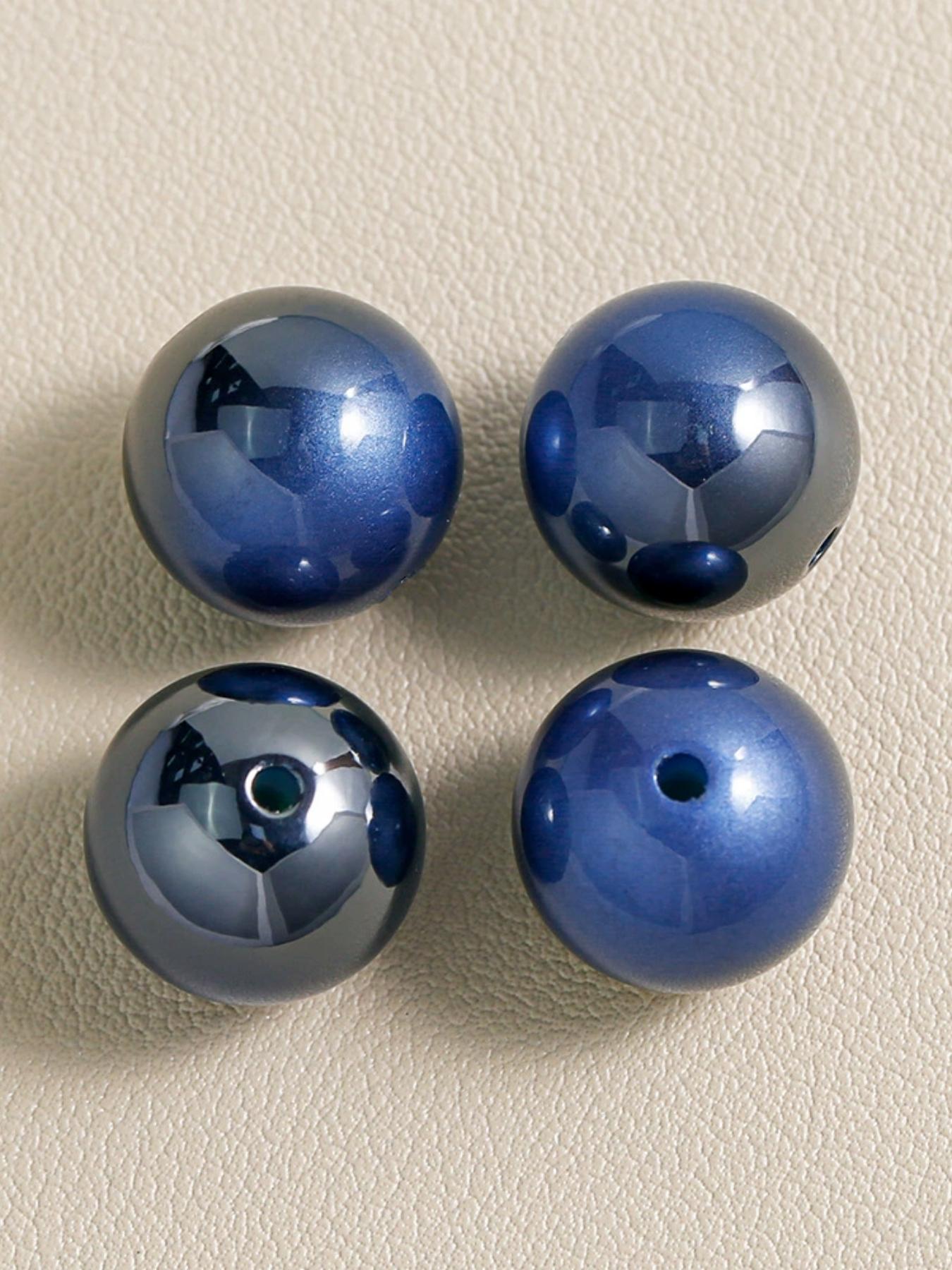 200/30pcs Bead Set for Handmade Jewelry, Mabe Two-Tone Plated Beads, Ombre Solid Color Round Beads, DIY Bracelet Phone Chain Accessories