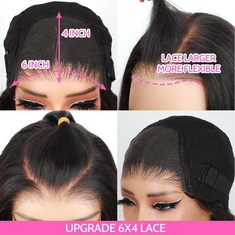 [NEW IN] Yawawe HAIR Wear And Go Glueless Wigs Bleached Tiny Knots Pre Cut transparent Lace Straight Lace Front Human Hair Wigs