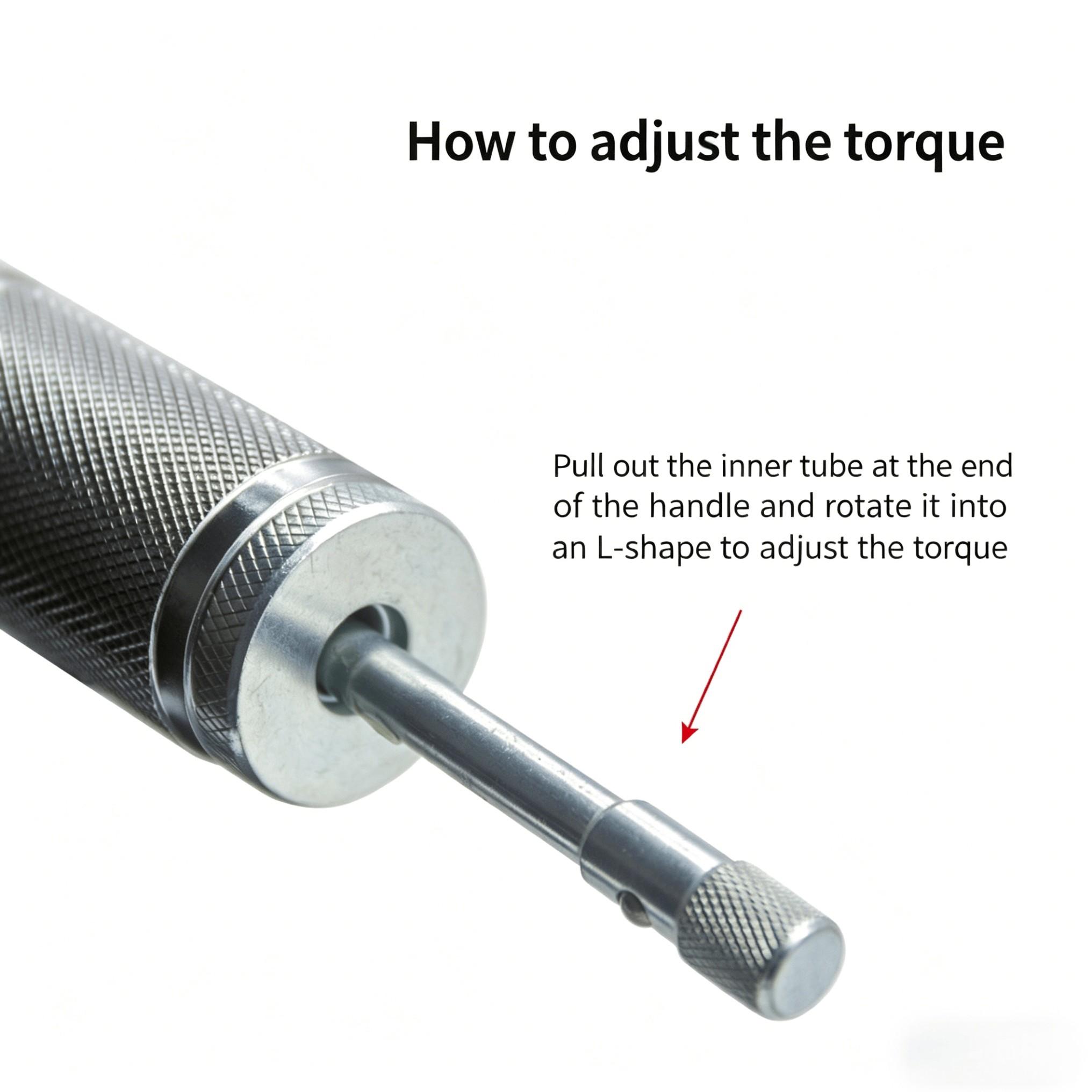 Torque Wrench 3/8" Drive Click Square Ratchet, 19-110nm Adjustable Hand Spanner, High Torque Range, Quick Adjustment, Metal Material