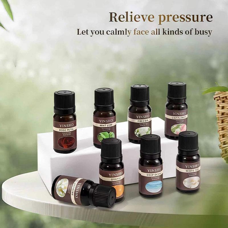 8pcs Aromatherapy Essential Oil Set, 10ML Bottles for Fragrance Oil Diffusers & Candles, Home Car Air Freshener Gift, Birthday Holiday Party Present