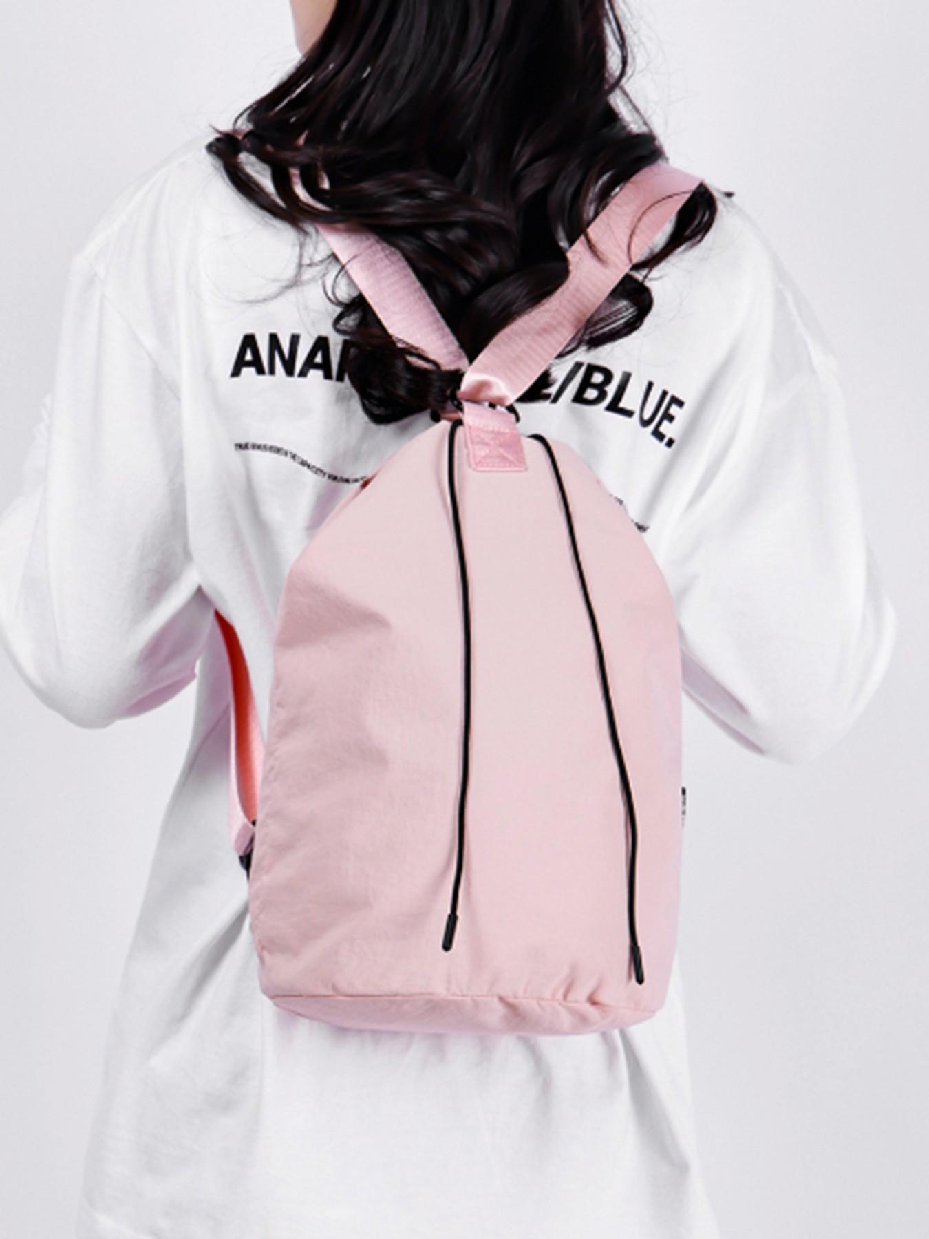 Multifunctional Drawstring Bucket Bag, Casual Commute Crossbody, Lightweight Nylon, Outdoor Versatile Shoulder Bag, Durable Anti-Scratch Fabric