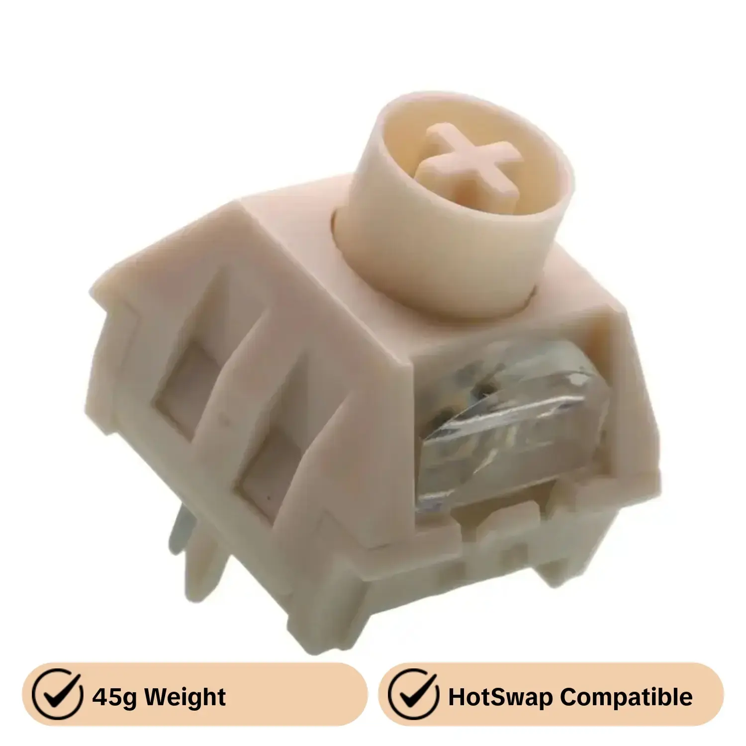Kailh Ice Cream Pro Max Linear Switches 45g Pre-Lubed 5-Pin HotSwap POM Stem for MX Mechanical Keyboard