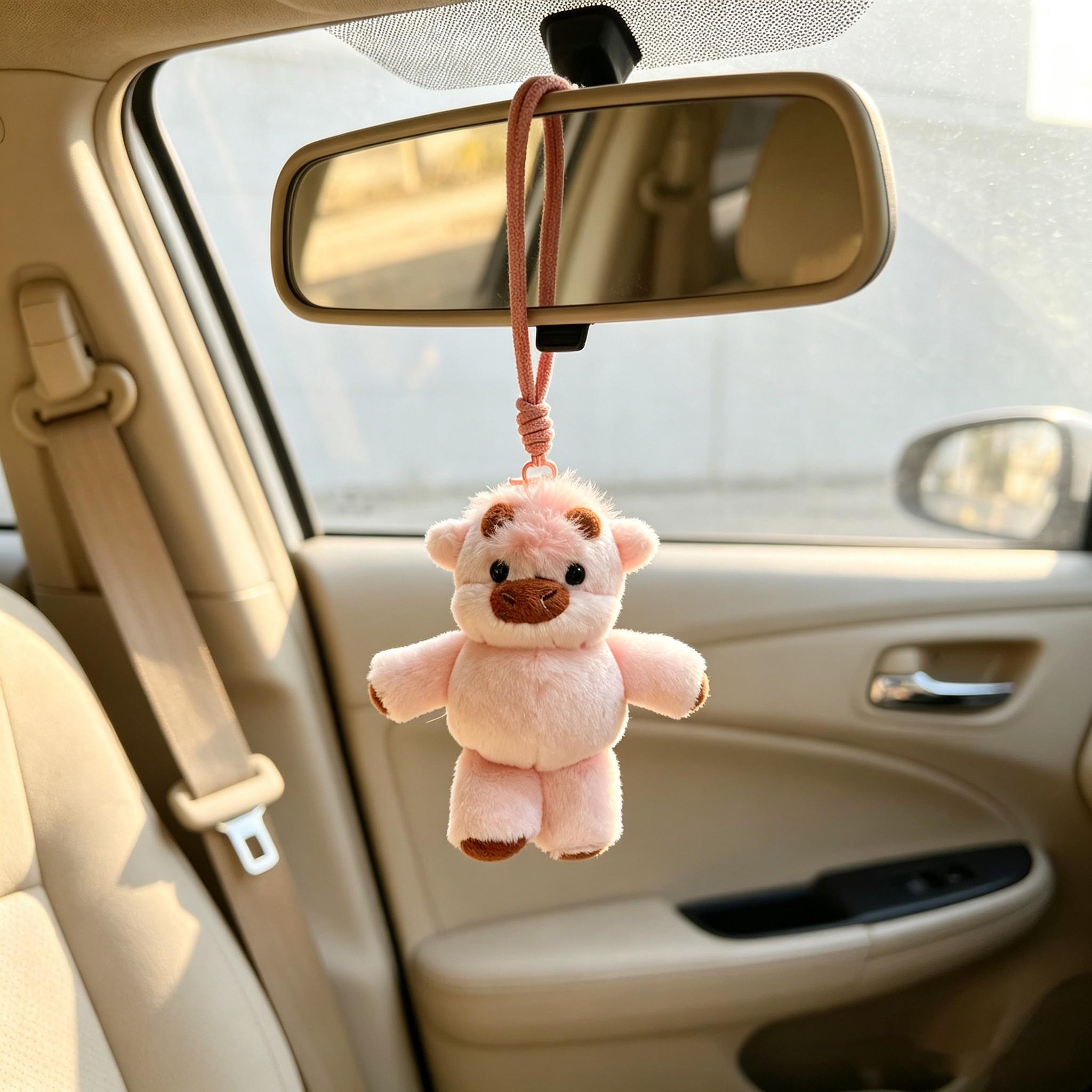 1PC High Altitude Running Bull Plush Doll Pendant, 15cm Running Bull - Bag Decoration Doll, Gift for Friends, Bag Accessories Charms