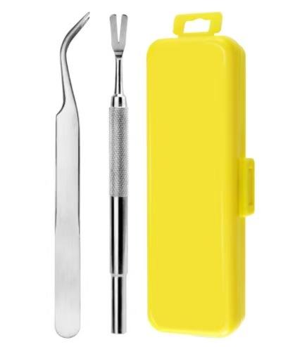 Stainless Steel Pet Grooming Kit, Flea Remover Comb Practical Tool Set, Portable Washable Grooming Supplies for Long Short Haired Dogs Cats, Perfect for Home Outdoor Daily Pet Care Use
