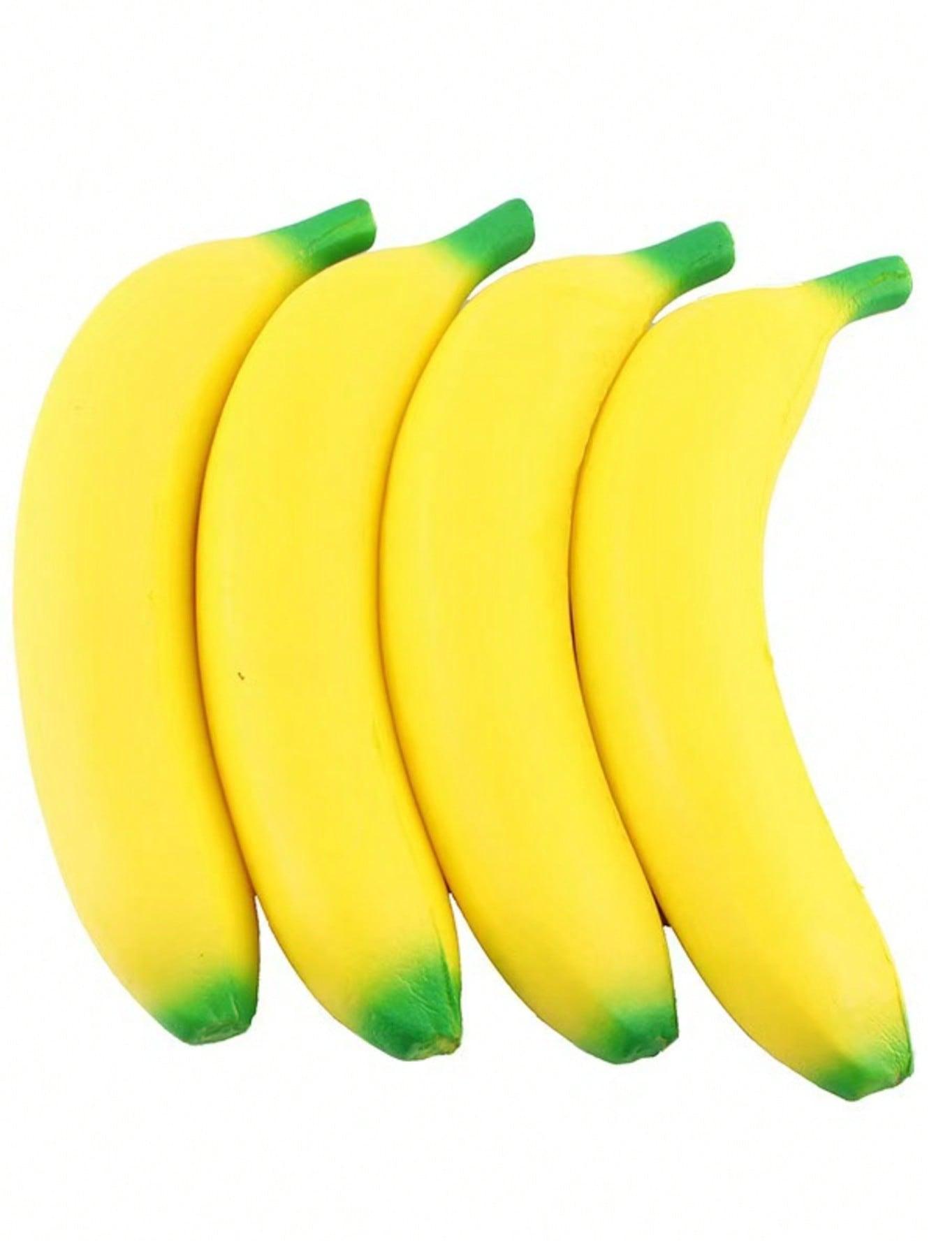 Slow Rebound Realistic Banana, Banana Pulp, Peeled Banana, Anti-Pressure Fruit Shaped Squeeze Toy, Fun, Stress Relief, Gag Toy, Photography Prop, Soft Plush Toy, Interesting Adult Women's Toy, Relieve Hand Sensory, Gift For Women