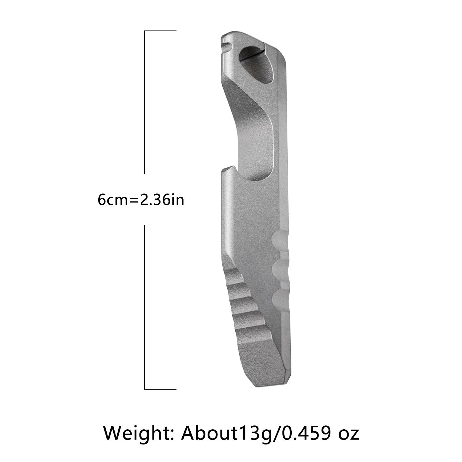 Mini Edc Tool Titanium Alloy Material, Compact Multitool for Everyday Carry, Durable and Lightweight Pocket Knife Accessory