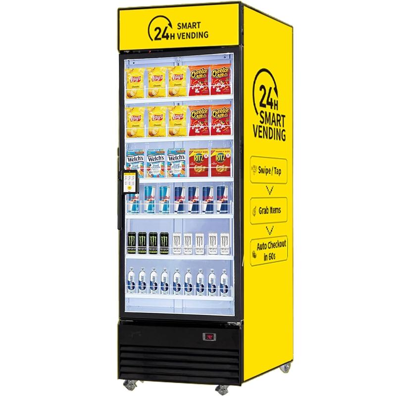 Vending Machine,HAHA Vending DC-440D Combo Vending Machine,Smart Refrigerated Vending Machine with Touch Card Reader Vending Machine,HAHA Vending DC-440D Combo Vending Machine,Smart Refrigerated Vending Machine with Touch Card Reader