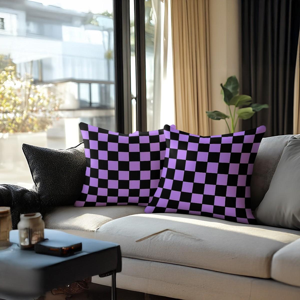 1 Piece Classic Plaid Body Pillow, Memory Foam Pillow & Decorative Pillow, Timeless Checkered Digital Print Pillow with Insert, Soft Breathable Cushion for Sofa, Bed, Couch, Dorm & Living Room, Versatile Modern Home Decor