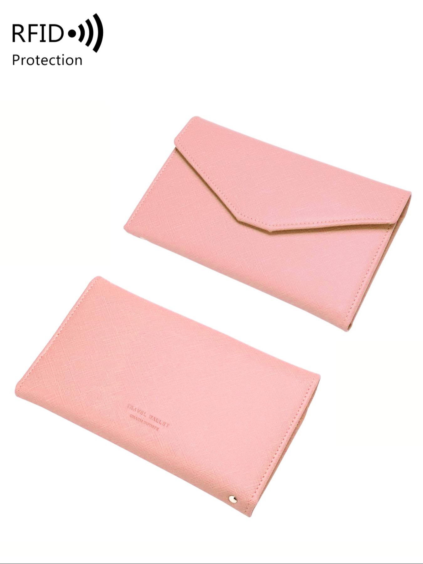 Women's Fashionable Multi Card Slot Credit Card Organizer Card Holder, Casual Minimalist Plain Color RFID Protection Wallet with Rfid Card Slots, Simple All-match Wallet for Daily Life