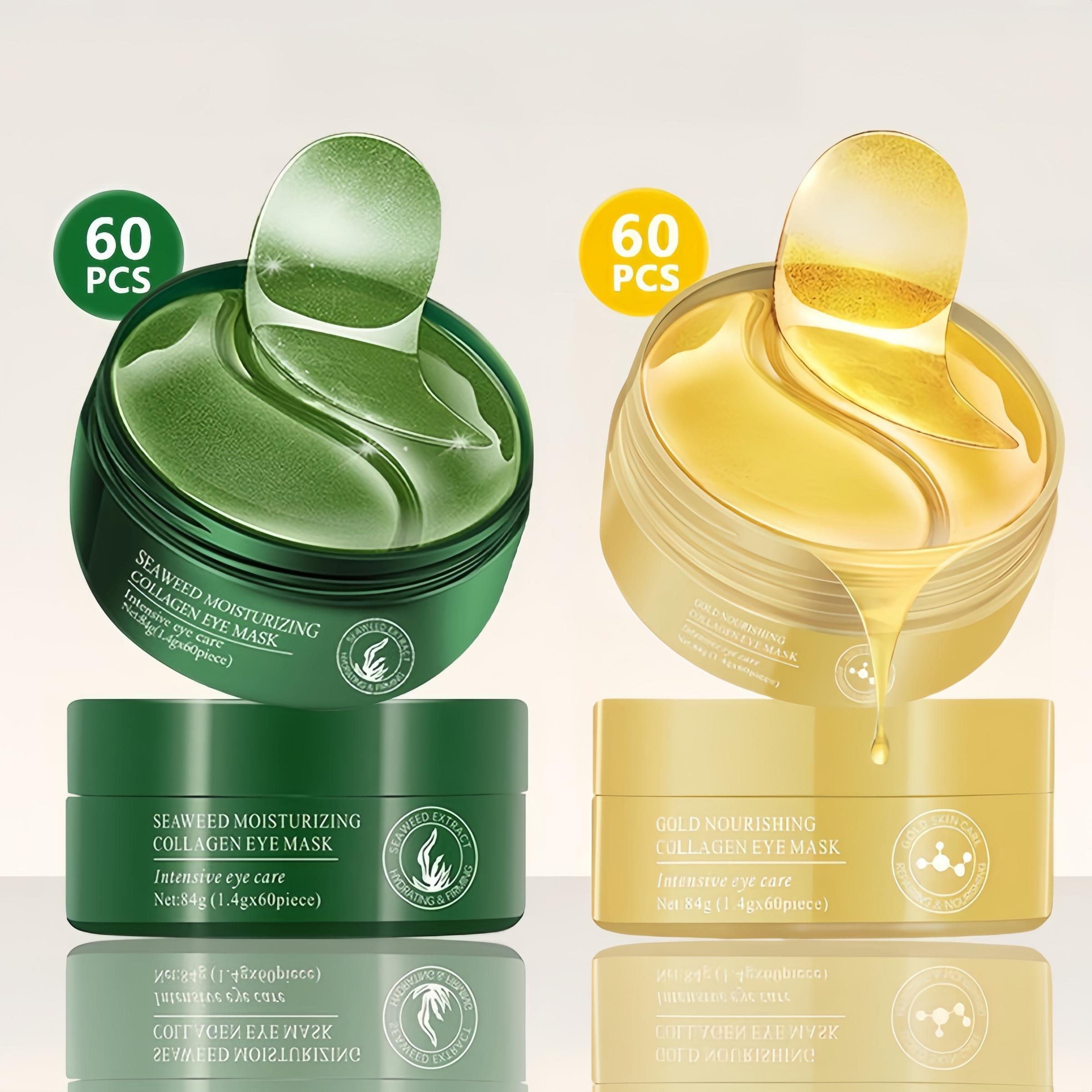 Moisturizing Collagen Eye Mask, Depuffing Eye Patches, Hydrating Eye Care, Hydrating and Firming Under-Eye Treatment for Dark Circles and Puffiness #GLOBAL PICKS