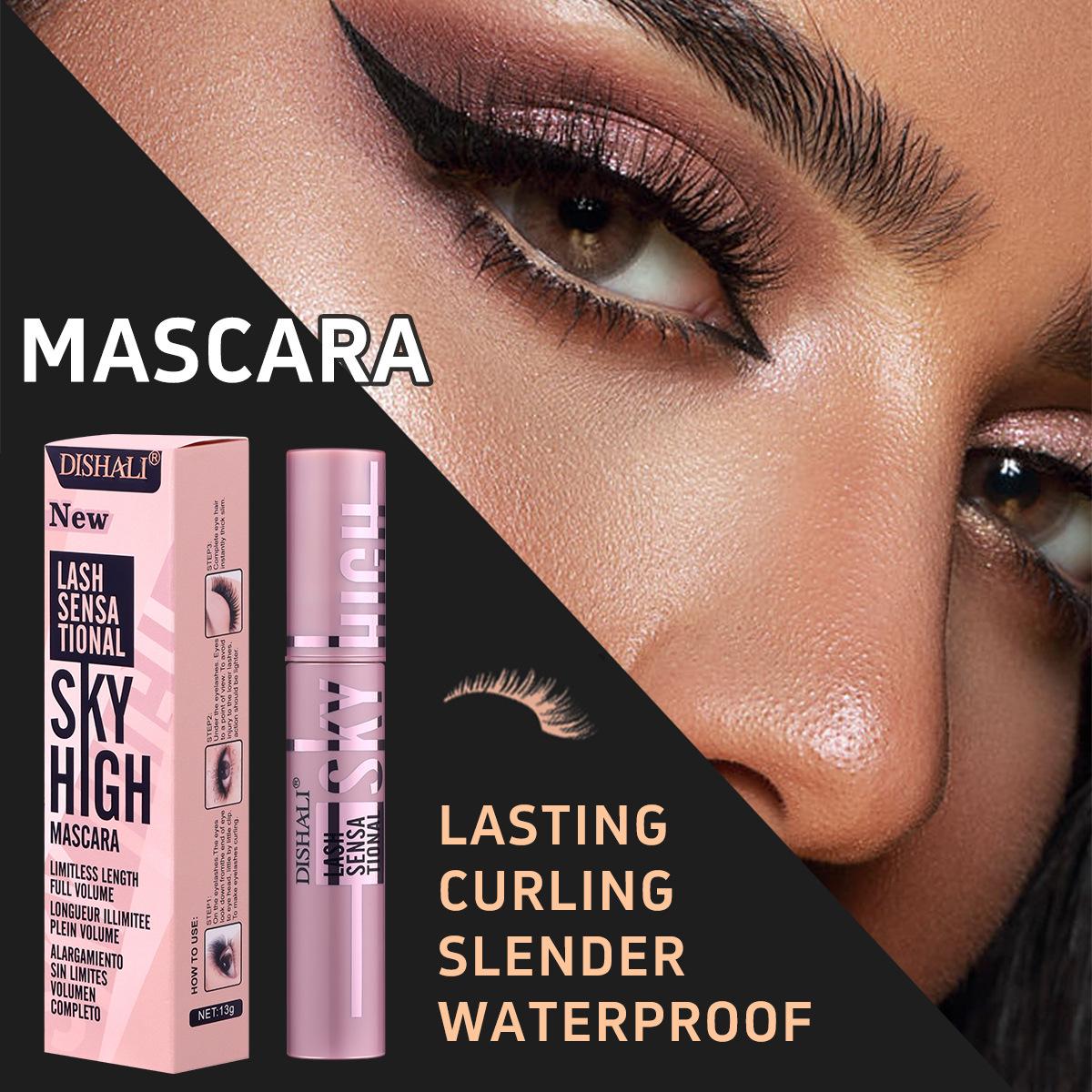 2 Pack Voluminous Lengthening Mascara, Sweet Cool Girl Style, Waterproof Sweatproof Smudge Proof, Dense Curl Long Lasting, Perfect for Commuting/date/party