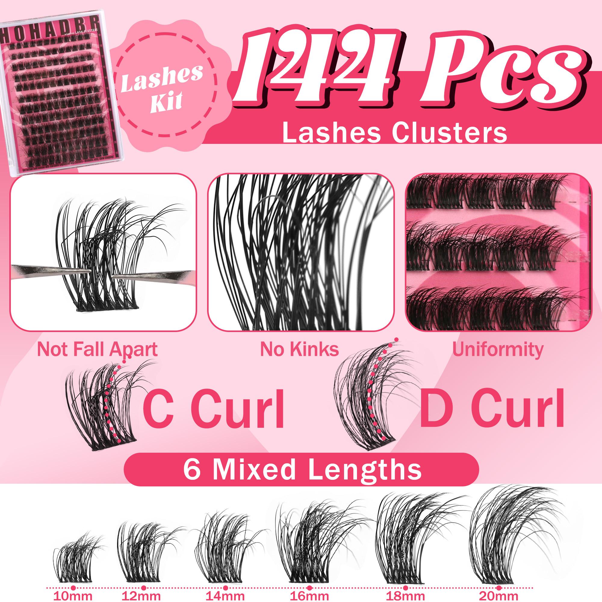Beginner Friendly Lashes  Fairy  Individual Manga Lash Extension   Easy to Apply  Soft comfortable Makeup at Home For Cosmetic Lashes Cluster Eyelash  Lash Clusters  Eyelash Extension Eyelashes  Extension Wispy