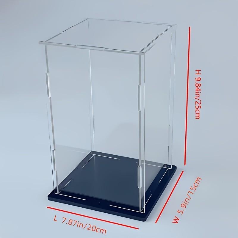 Transparent Acrylic Display Case, Stackable Doll Box, Vertical Assembly Stand, Base, Pop Character Dustproof Collector's Box