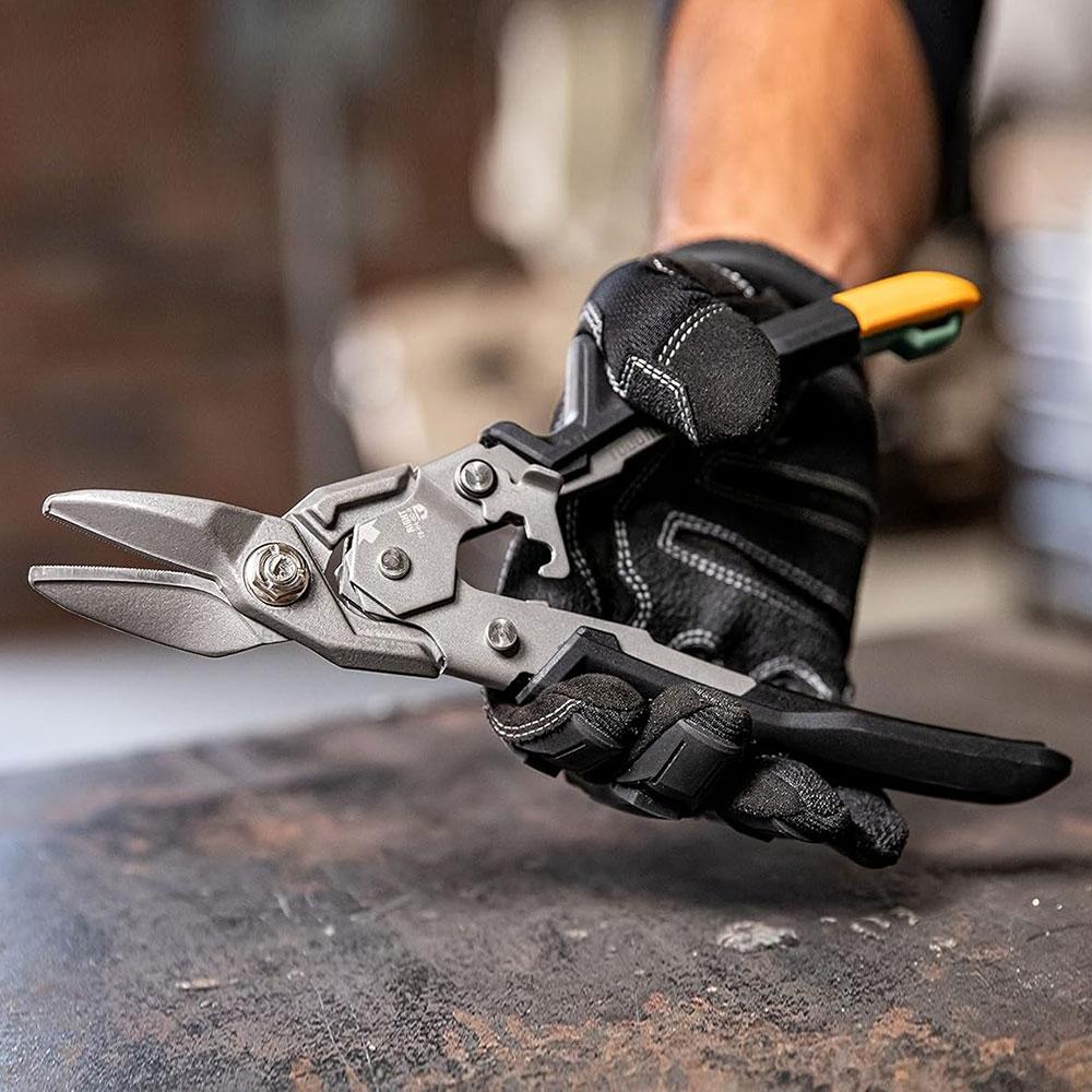 Toughbuilt Right Cut Aviation Snips TB-H4-60-R Metal Shears