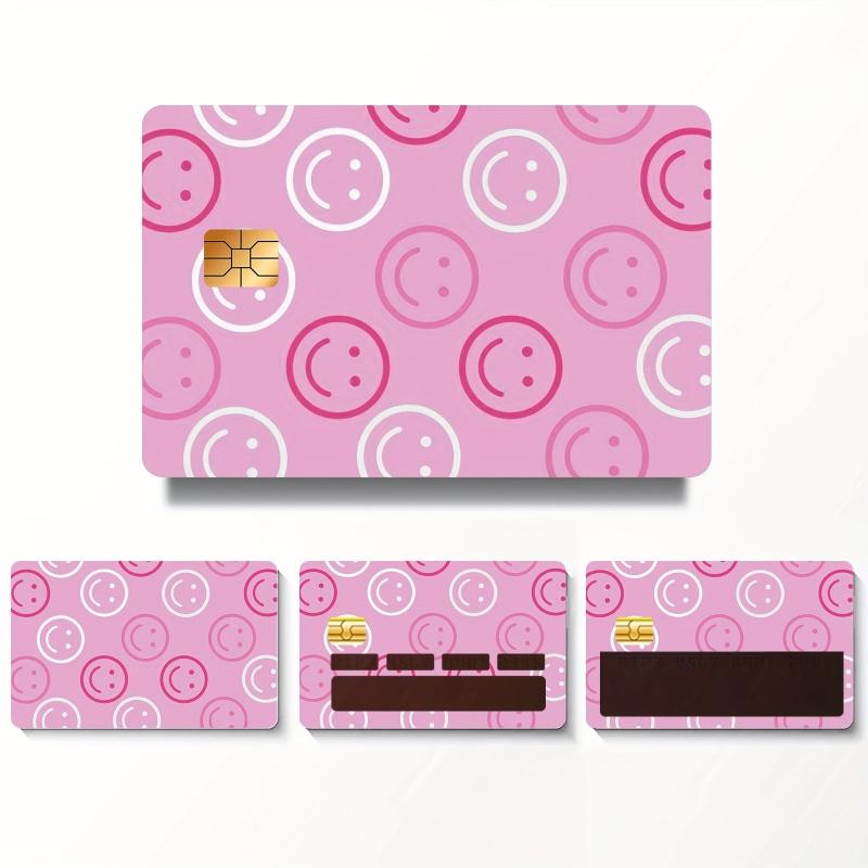 3pcs, 1pc Spare Smile Face Credit Card Sticker Skins for Transportation Key, Debit, Credit Card Covering Bank Card Slim, Debit Card Stickers Vinyl Skins