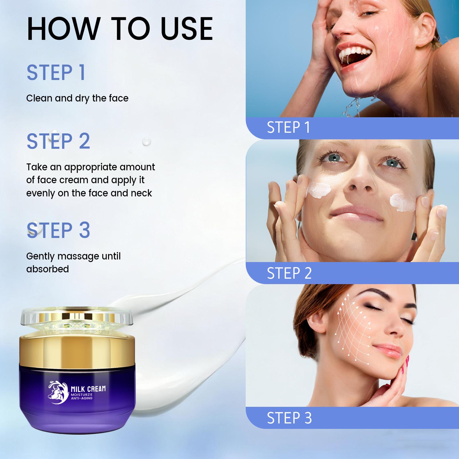 Milk Balm, Niacinamide & Vitamin E, Shea Butter, Hydrating & Brightening, Gentle for All Skin Types, Daily Facial Care