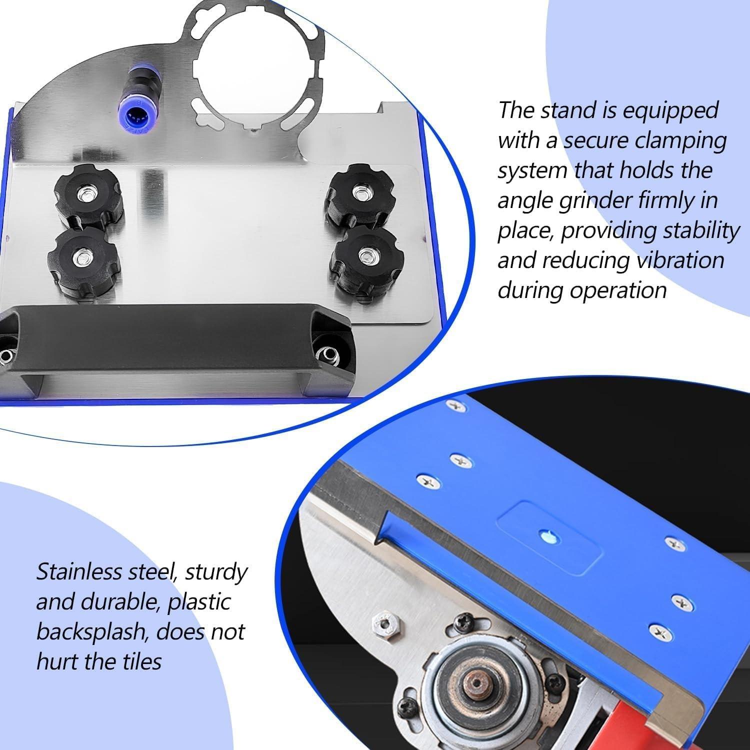 Angle Grinder Attachments Stand for the Pro, 45 Degree Tile Chamfering Tool, Ceramic Tile Cutter Tool, Precision Tile Cutting
