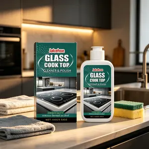 Glass Stove Cleaner Polish (100g), Stove Oven Cleaner, Home Kitchen Cleaning, Electromagnetic Ceramic Stove, Dirt Removal, Effective Clean, Kitchen Cleaning Supplies