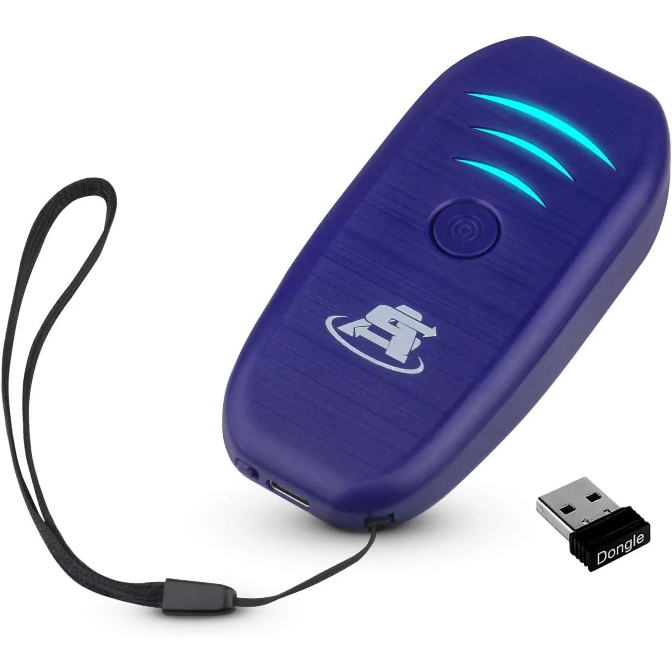 Portable Mini-Wireless Bluetooth Barcode Scanner: Hand Scanners - Cordless, Rechargeable 1D Gun for Inventory Management Wireless, Handheld USB (1D Only Mini Barcode Reader)