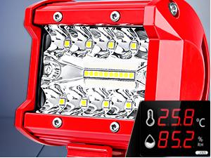 Nilight LED Light Bar 2PCS 60W 4Inch Triple Row Spot Flood Combo Lights w/Wiring Kit for Fog Light Driving Light Work Light on Off-Road Truck SUV ATV UTV