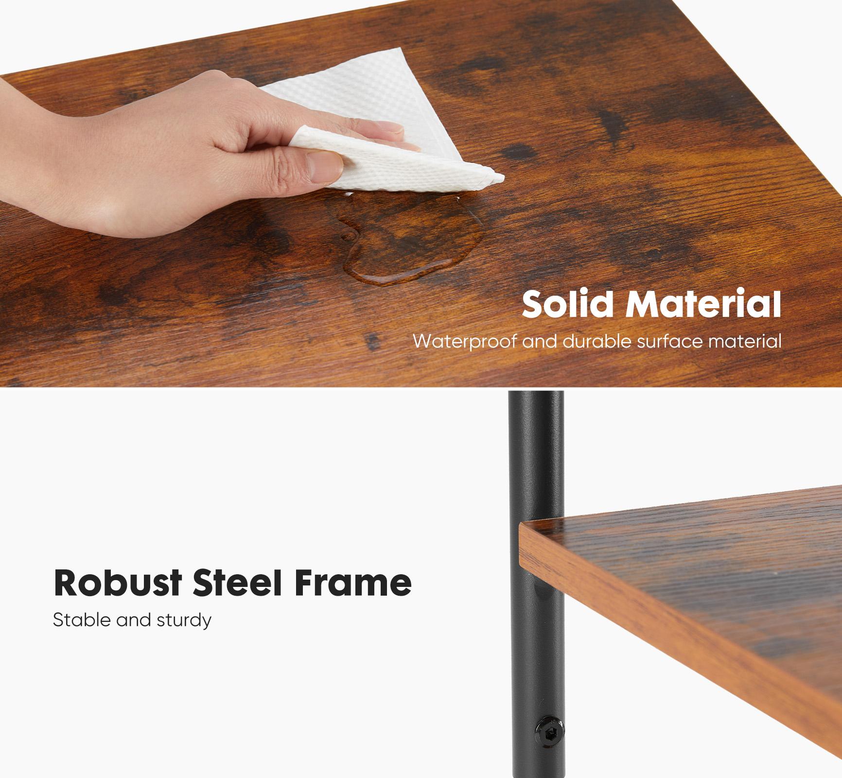 3 Layer Coffee Table with Adjustable Height Small Bedside Storage Shelf for Bedroom   Office Space Saving Entry Side Table Nightstand Mini Table Stylish Home Decor Modern Bedroom table