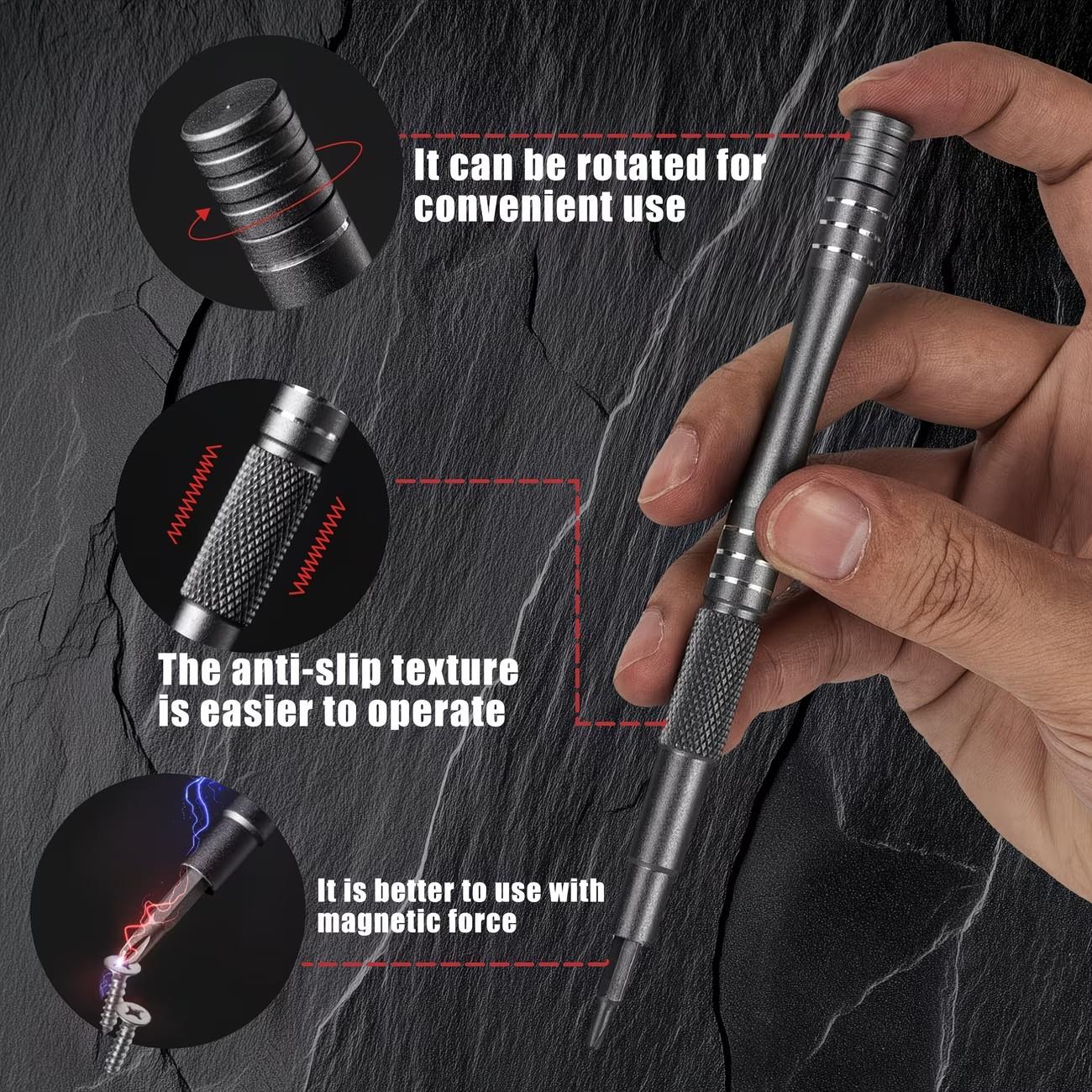 128-In-1 Precision Screwdriver Set, Professional Magnetic Repair Tools with 120 Bits, Ideal for Electronics, Computers, Laptops, Game Consoles, Durable Design, Versatile Use