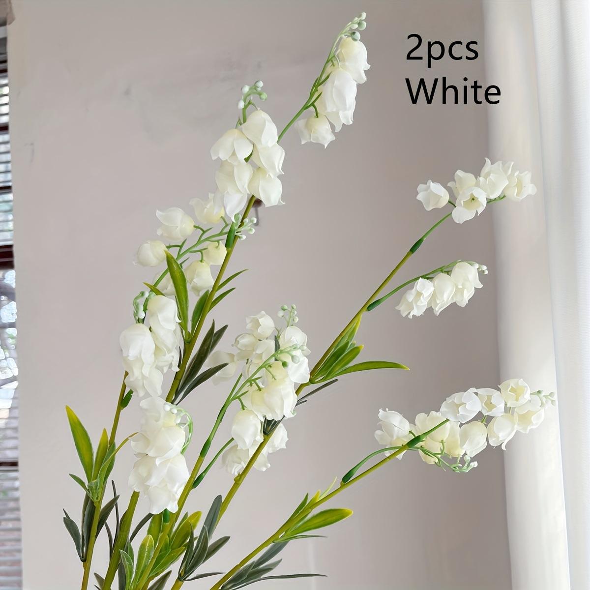 Dreamy Long Branch Bellflower Wind Chime Fake Flowers Factory Direct Soft Decor Garden Decoration, Beautiful Artificial Plant