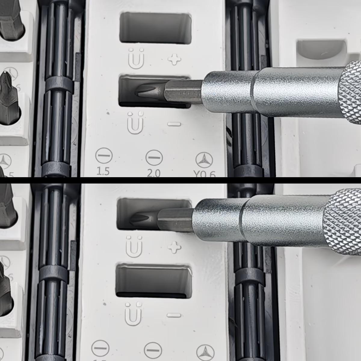 128-In-1 Precision Screwdriver Set, Professional Magnetic Repair Tools with 120 Bits, Ideal for Electronics, Computers, Laptops, Game Consoles, Durable Design, Versatile Use