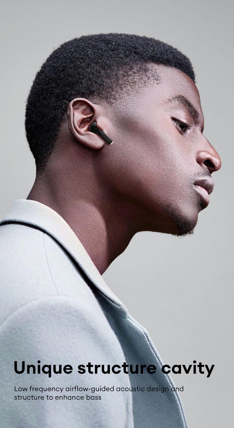 HYUNDAI T02 PRO True Wireless Bluetooth Earbuds HIFI Sound Quality Headset, Waterproof & Sweat Resistant Sports Headphones with Mic Suitable for Music/Phone Calls(Download App to use Translation Function)