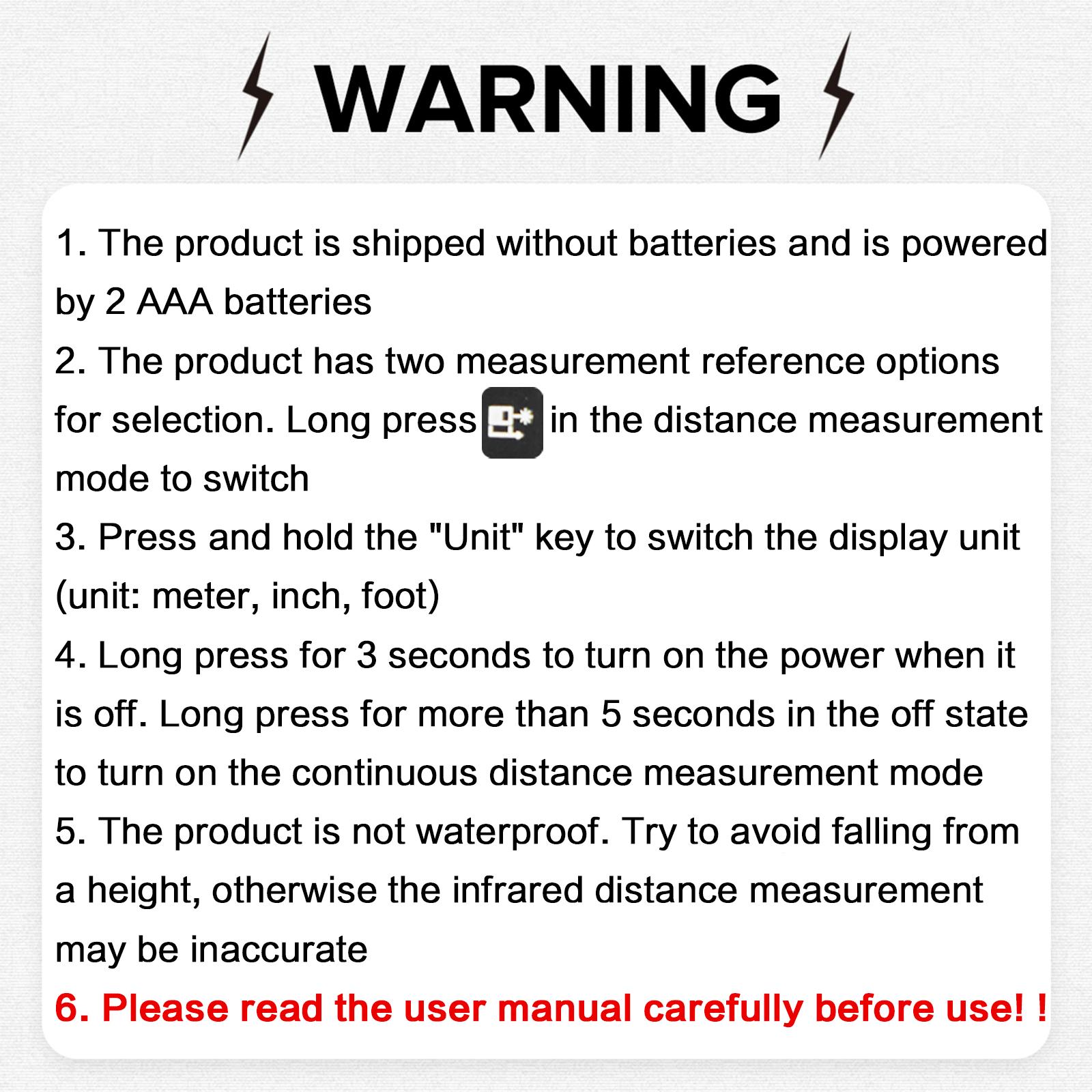 3 in 1 Digital Laser Tape Measure, 131ft/40M Infrared Laser Measuring Tape, 16ft/5M Retractable Electric Tape Measure with LED Display, Batteries Required (Battery Not Included), Meter, Heavy Duty, Hardware, Durable Portable Tape Measure