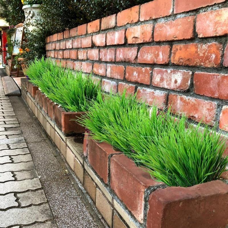 18 Pcs No Fade Artificial Plants Greenery Stems, 3 Types Realistic Faux Eucalyptus Grass Shrubs, UV Resistant Faux Greenery for Outdoor Indoor Home Garden Yard Window Box Porch Patio Balcony Farmhouse Wedding Party Table Centerpieces DIY Decoration