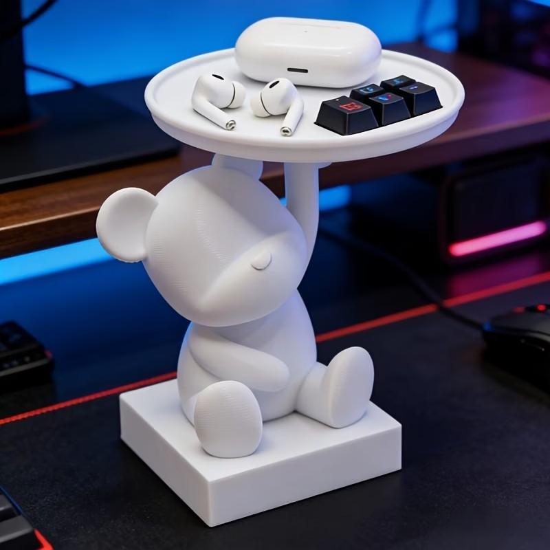 Bear Tray Jewelry Organizer, Perfect for Jewels, Keys, Wireless Earbuds, Small Items Storage, Home Decor, Memorial Gift, Birthday Present