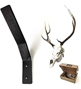European Deer Skull Mount Hanger, Euro Wall Mount Hanger for Deer Head, Pronghorn and Other Smaller Animals, Skull Wall Hooker with Easy Installation Kit for Indoor Outdoor