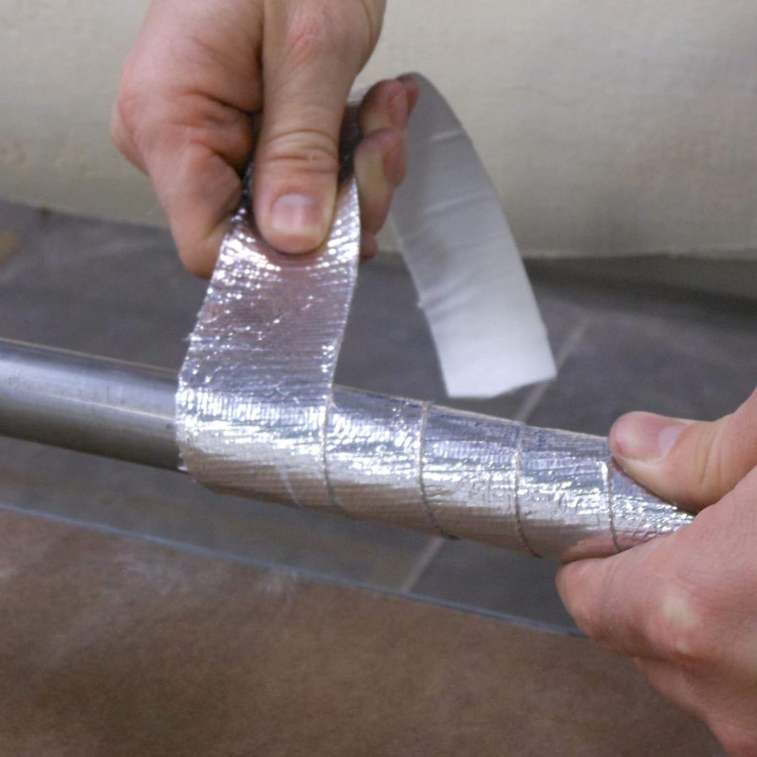 High Heat Resistant Tape -  Temperature  Foil Z-Flex Tape -   Adhesive Ducting, Insulation, Reflective Heat Barrier Tape Roll (2" x 25')