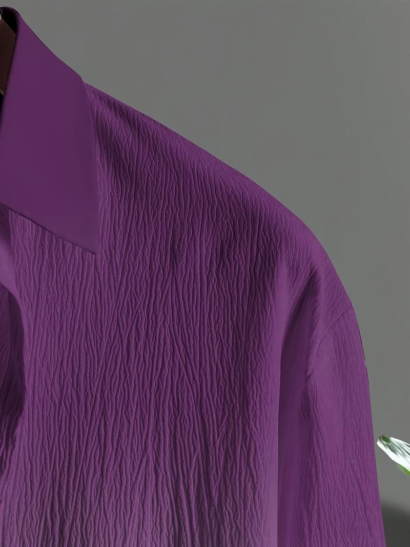 Plus Size Men's Casual Sport Suit Outdoor Leisure Button Closure Jacket & Pants Set for Spring Summer Adult Males Black Trouser Menswear Gamis - Clothes Formal Long Sleeve