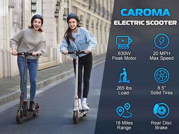 Winice Electric Scooter for Adults, Peak 630W Motor, 350W Motor,Max 264 lbs Load,Max 20 Mph & 18 Miles Range, 8.5" Solid Tires, Fast Folding Commuting E Scooter for Adults, Double Braking System and App Control Winice Electric Scooter for Adults, Peak 630W Motor, 350W Motor,Max 264 lbs Load,Max 20 Mph & 18 Miles Range, 8.5" Solid Tires, Fast Folding Commuting E Scooter for Adults, Double Braking System and App Control