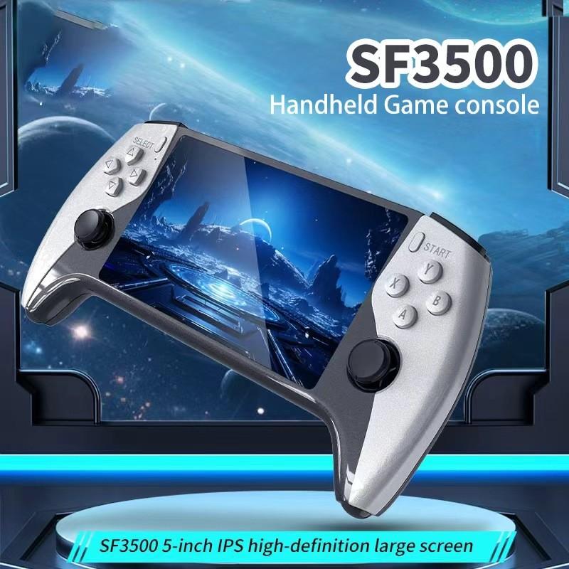 2026 New Sf3500 Handheld Game Console, Rechargeable Portable Gaming Device, Long-Lasting Battery, Ergonomic Design, Perfect Birthday Gift