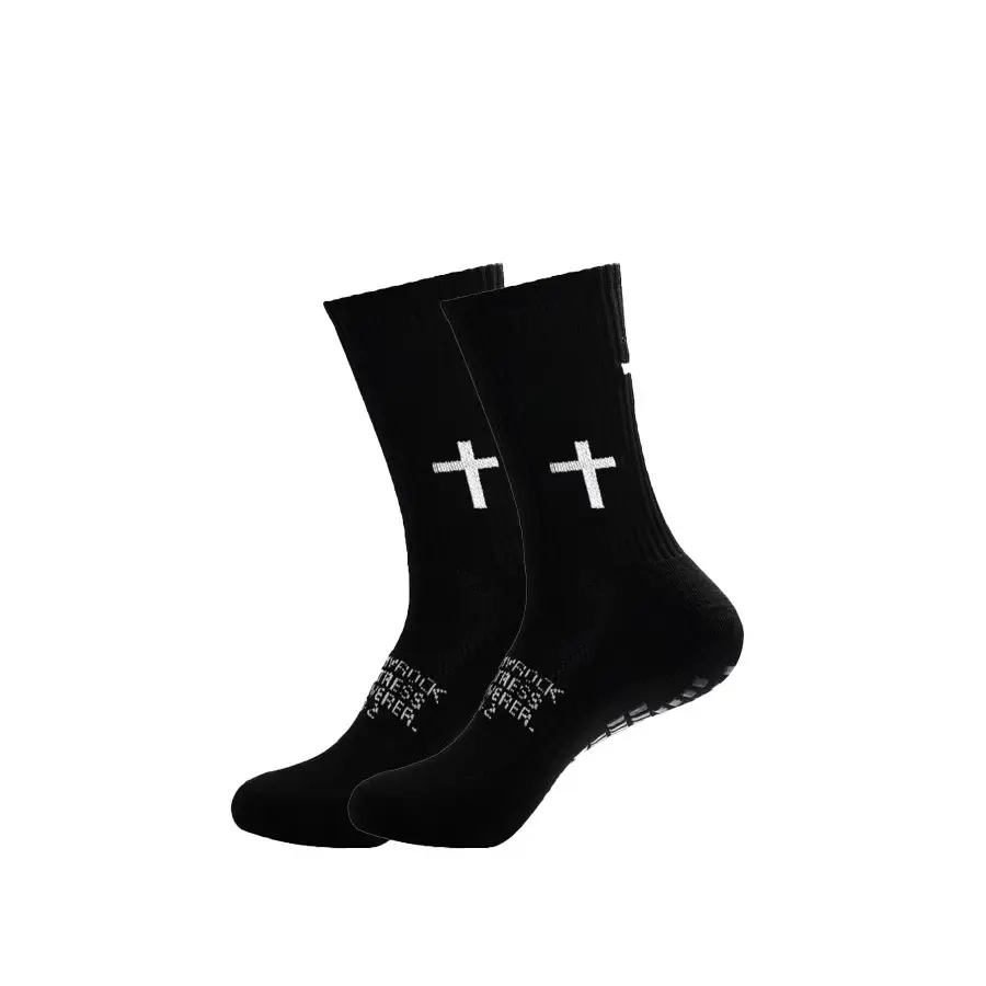 Soccer Socks, Over The Calf Athletic Socks for Men Women, Anti Slip Grip Football Training Socks, Breathable Sports Socks for Soccer Basketball Running Gym