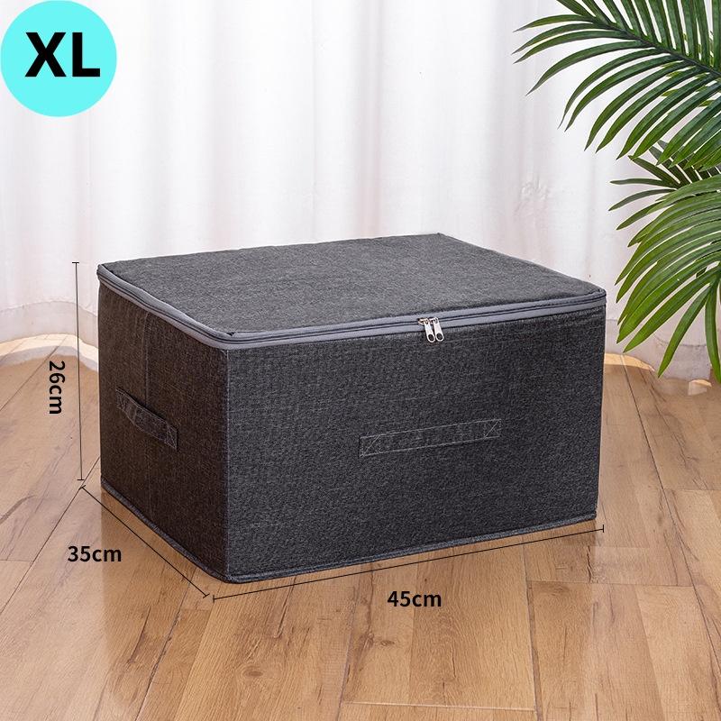 Large Capacity Stackable Storage Box, Space-Saving Multi-Functional Organizer, Durable Fabric, Ideal for Closet Bedroom Car Desk, Folding Storage Boxes