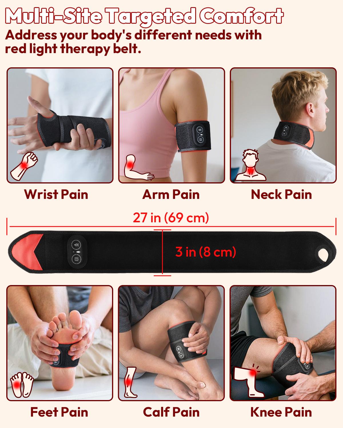 1PC Wearable Infrared Heating & Vibration Wrist Wrap for Body Hands Arm & Knee,Cordless Massager with 36 LEDs,Adjustable Heat for Office Travel & Sports Relaxation, Relaxation Aid 1PC Wearable Infrared Heating & Vibration Wrist Wrap for Body Hands Arm & Knee,Cordless Massager with 36 LEDs,Adjustable Heat for Office Travel & Sports Relaxation, Relaxation Aid
