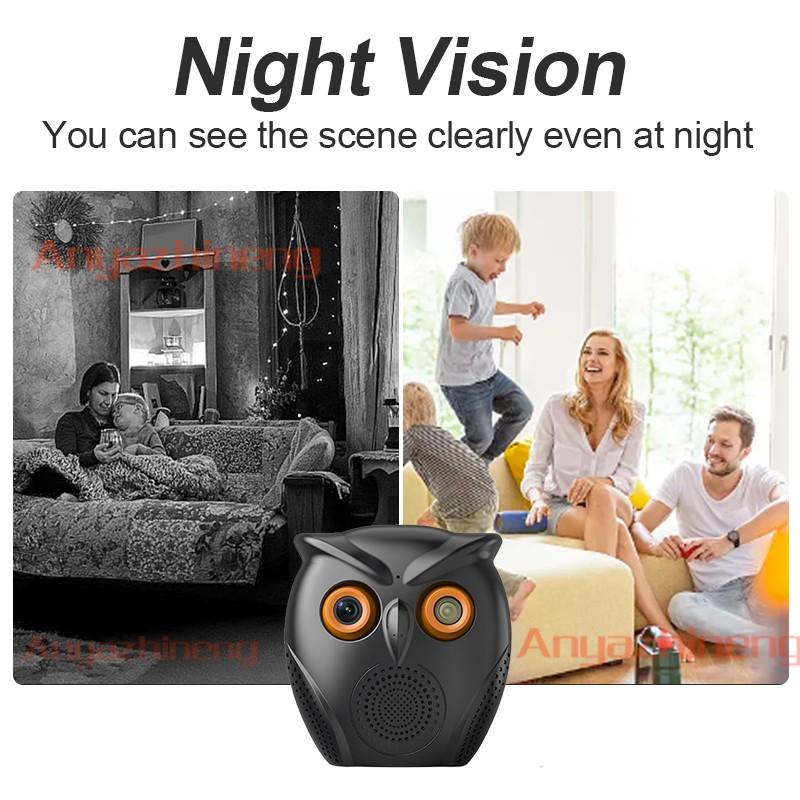 2k HD Wireless Security Camera with Human Detection, Indoor WiFi Monitoring, Night Vision, Alexa Compatibility, Two-Way Audio and Alarm System