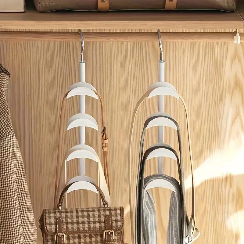 Summer Rotatable Handbag Hanger, 1 Count Modern Simple Multi-purpose Purse Bag Hanger, Bag Hanger Organizer for Daily Use, Summer Gift Summer Rotatable Handbag Hanger, 1 Count Modern Simple Multi-purpose Purse Bag Hanger, Bag Hanger Organizer for Daily Use, Summer Gift