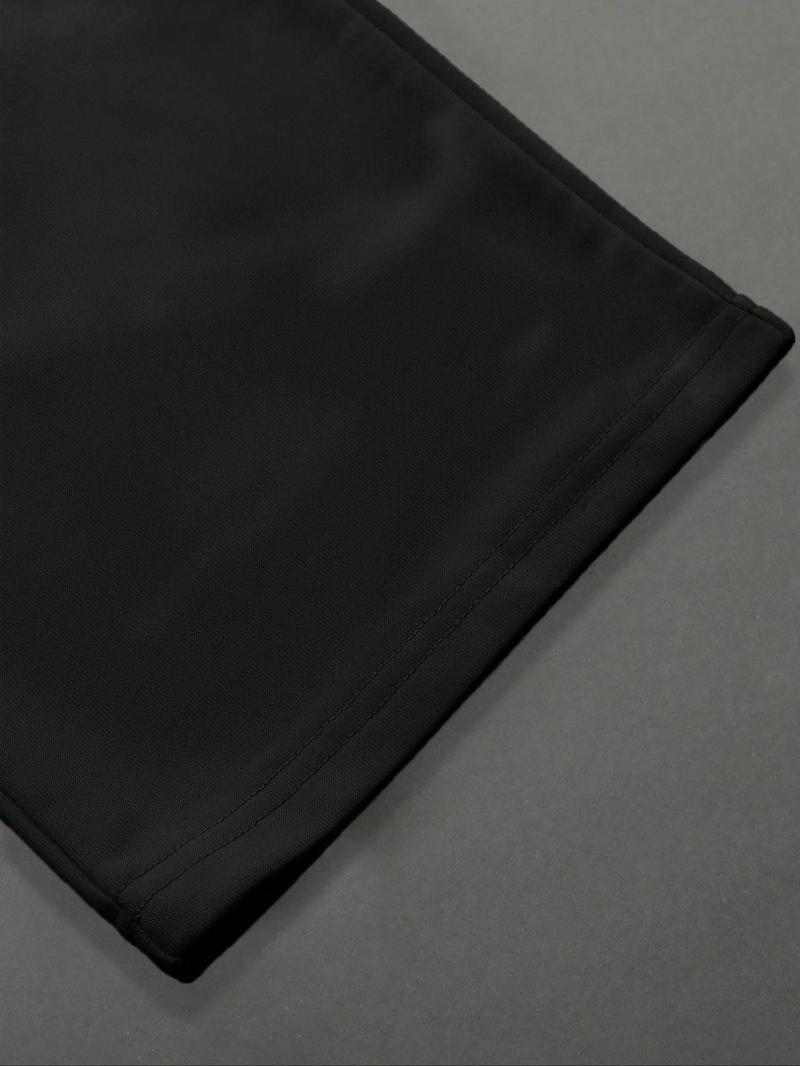 Men's Straight Leg Long Pants Gothic Print, Casual Fashion Bottoms, Comfortable and Stylish, Perfect for Daily Wear